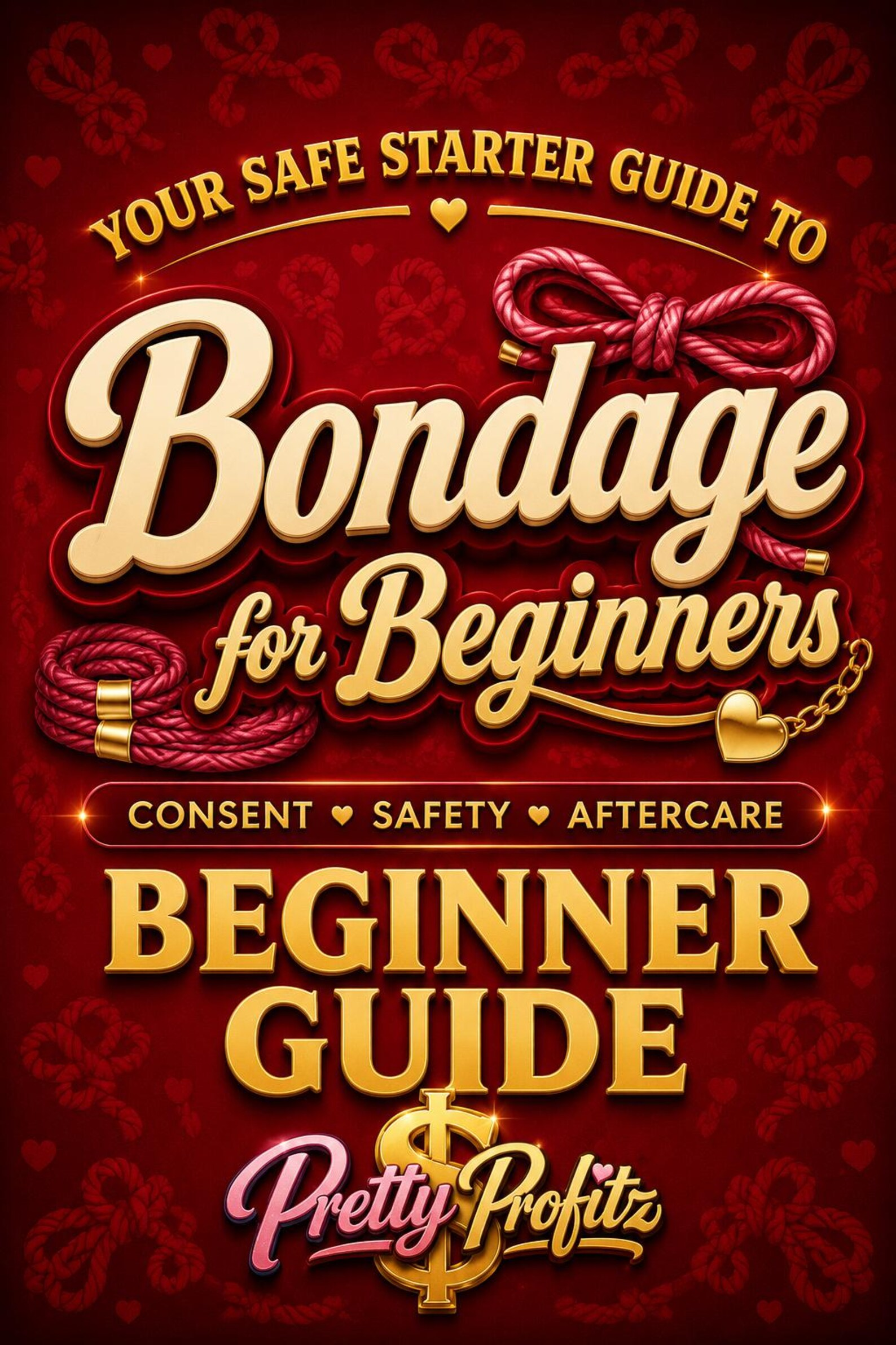 Bondage for Beginners starter guide cover art by Pretty Profitz